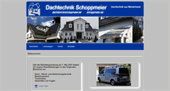 Desktop Screenshot of dachtechnikschoppmeier.de